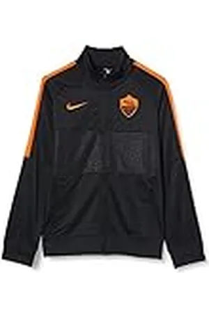Nike Roma YNK I96 Anthem TRK Jkt Cl Sport Jacket, Unisex niños, Black/Black/Safety Orange/Safety Orange no spon-3rd, S