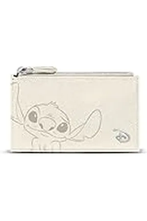 Disney Lilo y Stitch Cream-Tarjetero Slim, Hueso, 14 x 8 cm