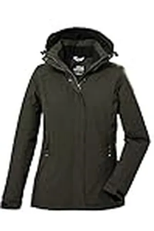 Killtec Mujer Chaqueta funcional/chaqueta de exterior con capucha desmontable KOW 37 WMN JCKT, , 46, 39702-000