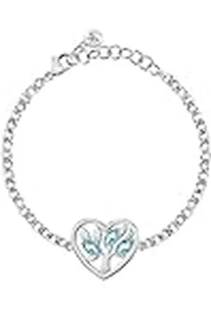 Morellato Vida pulsera mujer Capsule Collection de acero, aguamarina – SAUD09, 19 cm, Acero aleado