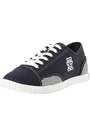 Tommy Hilfiger Zapatillas para Mujer Sneaker, Azul (Space Blue), 38