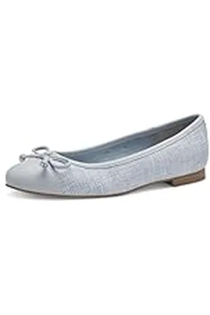 Marco Tozzi Feel Me 2-22103-42-Bailarinas, Forro Interior Suave, Vegano, Zapatos Tipo Ballet Mujer, , 41 EU