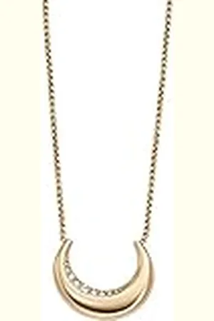 Skagen Collar Para Mujer Kariana, Longitud: 609.6mm+70mm, Ancho: 22mm, Altura: 18.8mm Collar De Oro Y Acero Inoxidable, SKJ1614710
