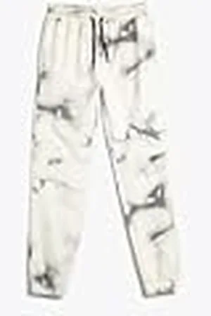 Koton Jogger Sweatpants Tie-Dye Patterned Drawstring Soft Interior Cotton, Pantalones de chándal niños,