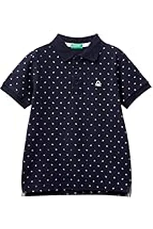 Benetton Maglia Polo M/M 38yvc301c Camisa, , 140 cm para Niños