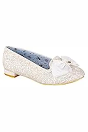 Irregular Choice Sulu WF, Zapatos Planos de Ballet Mujer, White, 38 EU Ancho
