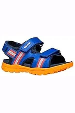 Geox J VANIETT Boy B, Sandalia, Royal/Orange, 37 EU