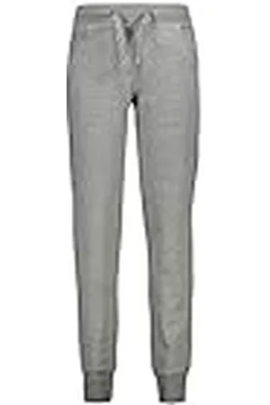 CMP Pantalón Melange de algodón elástico, pantalón para niñas y niñas