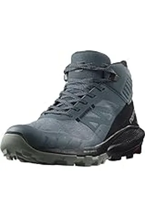 Salomon Shoes OUTpulse Mid GTX W, Botas de Senderismo Mujer, Stormy Weather/Black/Wrought Iron, 41 1/3 EU