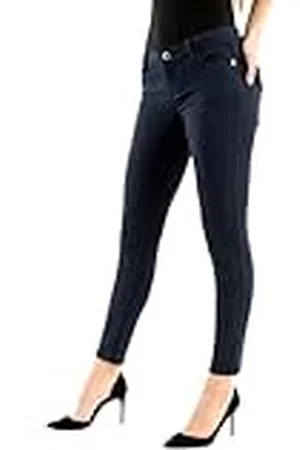Morgan Pantalón skinny talle bajo Azul 44
