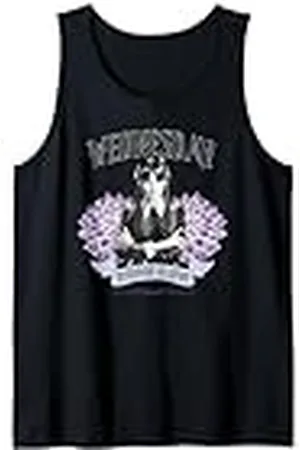 Wednesday Nevermore Academy Blooming Flowers Portrait Camiseta sin Mangas