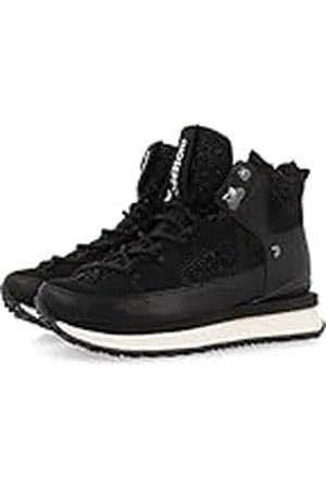 Gioseppo Sneakers Estilo botín de montaña Negras con Detalles Brillo para Mujer reuler
