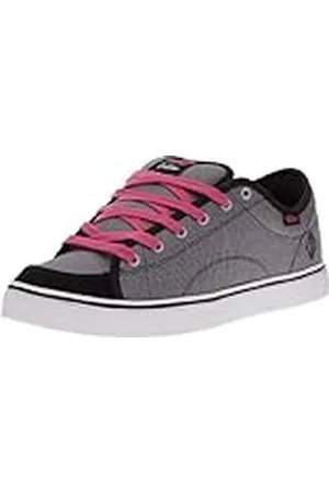 Vans Dd-66 - Tacones con Punta Redonda Mujer, Negro (Negro/Rosa), 40 EU