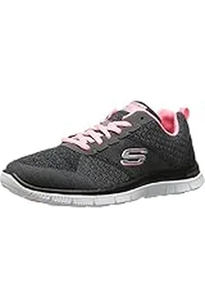 Skechers (Skees Flex Appeal- Simply Sweet - Zapatillas de Deporte para Mujer, Color Gris, Talla 39.5