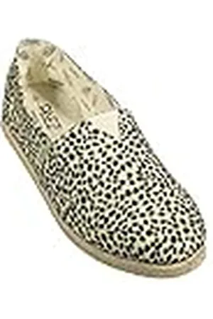 Paez Classic Raw Animal Print Alpargatas de algodón para Mujer