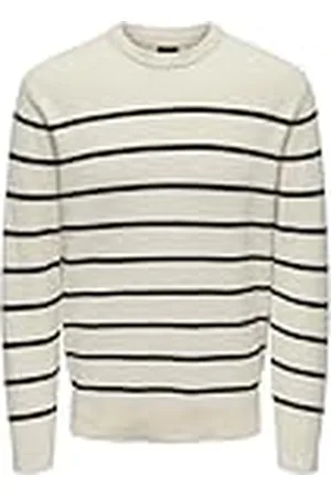 Only & Sons Onsphil Reg 12 Struc Crew Knit Noos Jersey de Punto, , XL para Hombre