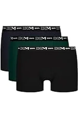 Dim Coton Stretch Respirant Maintien Optimal X3 Boxer, , M (Pack de 3) para Hombre