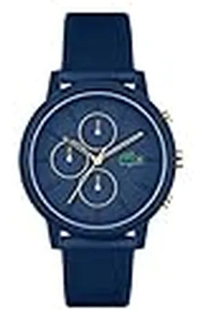 Lacoste Reloj Cronógrafo de Cuarzo para Hombre Colección .12.12 Chrono con Correa de Silicona Azul Marina - 2011248