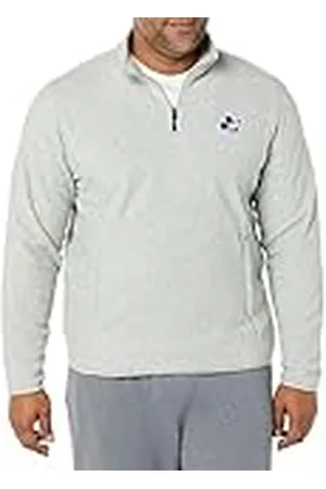 Amazon Disney | Marvel | Star Wars Chaquetas de Forro Polar con Cuello Perkins y Cremallera de un Cuarto Hombre, , XL