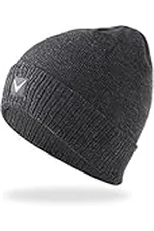 Black Crevice Gorro de Hombre de diseño Deportivo I Elegante Gorro de Punto de Talla única (Talla única, )