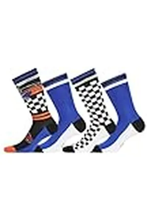 Freegun Calcetines Hombre Divertidos – lote de 4 – Calcetines altos algodón, cómodos y originales