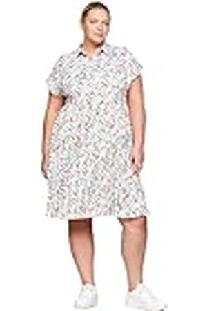 Tommy Hilfiger Vestido de Verano para Mujer, Multicolor (Th Multi Monogram/ Calico), 46