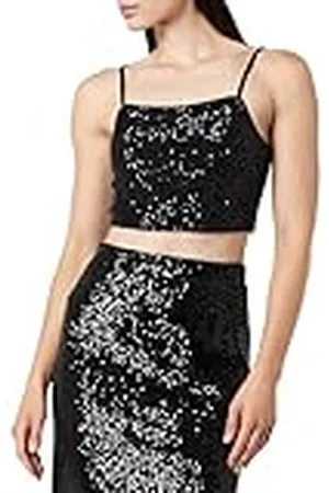 THE DROP Top Bralette para Mujer, Freddie Lentejuelas, , M