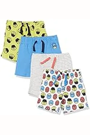 Amazon Disney | Marvel | Star Wars Shorts Bebé Niño, Pack de 4, , 3-6 Meses