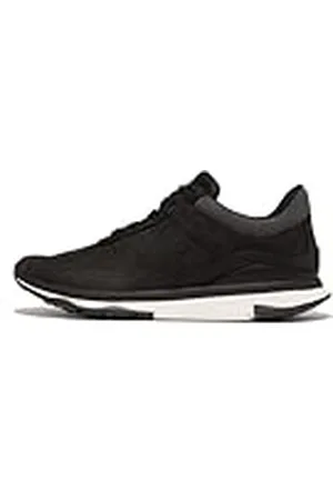 FitFlop Vitamin Ffx-Zapatillas Deportivas para Hombre, Zapato, Negro/Crema, 43.5 EU
