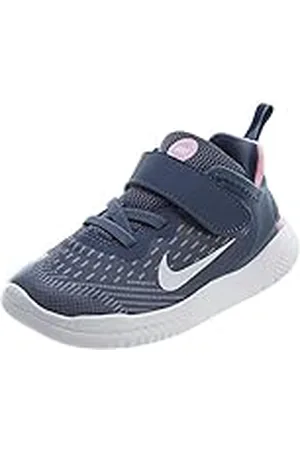Nike Free RN 2018 (TDV), Zapatillas de Estar por casa Unisex niños, Multicolor (Diffused Blue/White/Ashen Slate/Pink 402), 17 EU