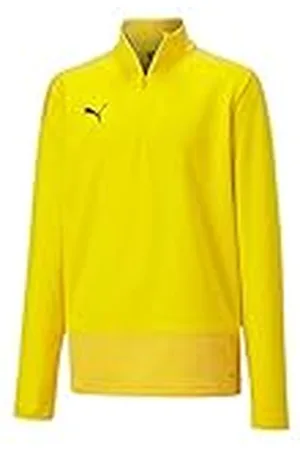 PUMA TeamGOAL 23 Training 1/4 Zip Top Jr Sudadera, Unisex niños, Cyber Yellow/Spectra Yellow, 176