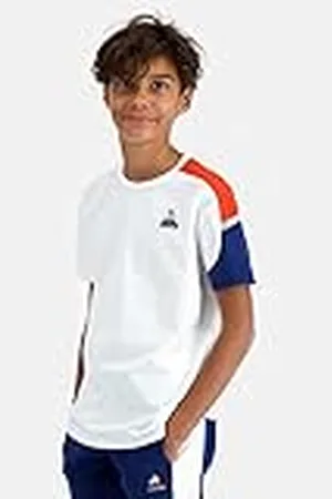 Le Coq Sportif Temporada tee SS N ° 1 Niño Whi Camiseta, , 6 años Unisex niños