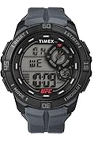 Timex UFC Rush - Reloj para hombre de 52 mm, pulsera , esfera digital, caja negra TW5M59300