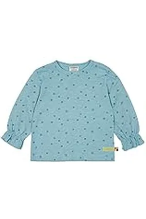 loud + proud Camiseta Slub Jersey con Estampado, Certificado Gots, Claro, 122-128 cm Unisex niños