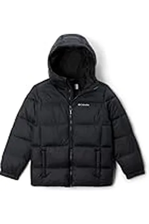 Columbia Chaqueta acolchada con capucha unisex para jóvenes, color , talla S