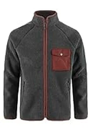 Fjällräven FJALLRAVEN 84158-030-352 Vardag Pile Fleece M Sweatshirt Hombre Dark Grey-Maroon Tamaño XXL