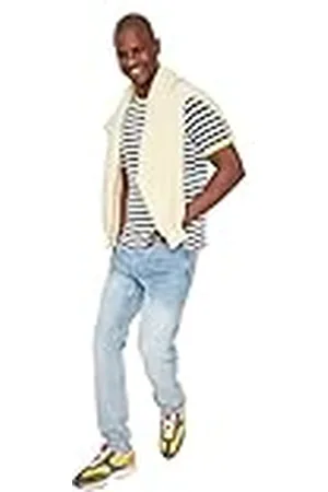 Trendyol Camiseta de Hombre Slim fit Negra, XL