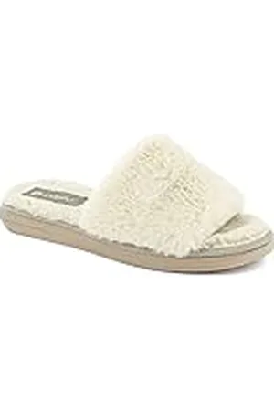 Inblu Pantuflas de Piel Abierta acogedoras, Mujer, , 35.5 EU