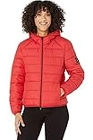 ECOALF Abrigo Mujer Aspalf, de Poliéster Reciclado, con Capucha, Relleno de Primaloft, Ultraligero y Cómodo, Chaqueta Mujer, Talla XS, Color
