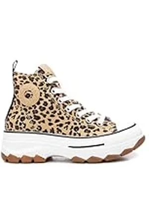 Refresh Zapatilla Mujer Leopardo - Calzado Cómodo y Versátil - Moda casual - Modelo 17247609 (Talla 38)