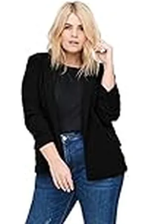 ONLY CARCAROLINA Diana 3/4 Blazer TLR Americanas, Schwarz, 52 para Mujer