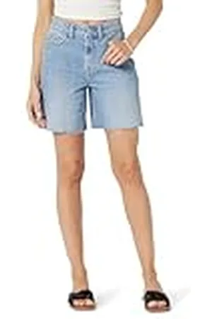 THE DROP Mari Long Relaxed Denim Short Pantalones Cortos de Jean, , 55
