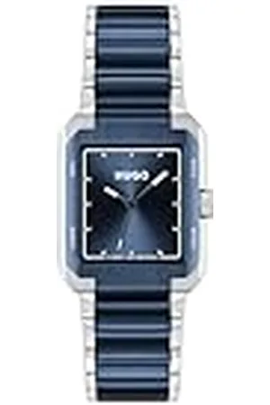 HUGO BOSS Reloj con Movimiento de Cuarzo de Tres Manecillas para Hombre Colección #Thrive Analog con Correa de Acero Inoxidable - 1530382