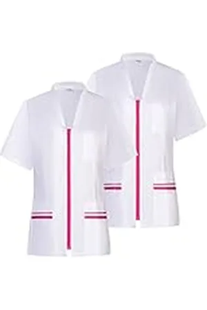 MISEMIYA Paquetes 2 Unidades - Camisa Sanitario Mujer - Uniforme Sanitario - Uniforme HOSTELERÍA 712 - L