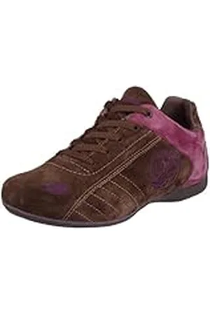 Dockers Dockers - Zapatillas de Deporte de Cuero Nobuck para Mujer, Color marrón, Talla 38
