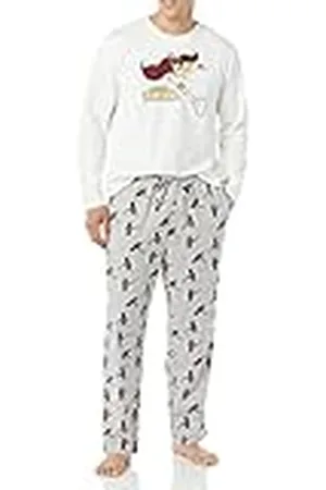 Amazon Disney | Marvel | Star Wars Conjunto de Pijama en Franela Hombre, , XS