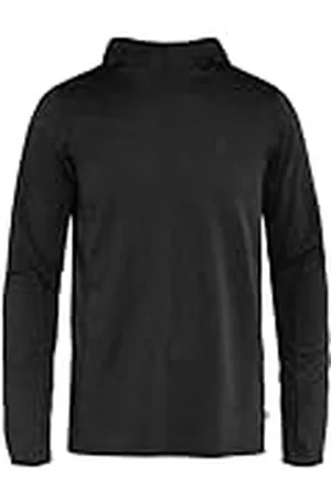 Fjällräven FJALLRAVEN 87199-550 Abisko Sun-Hoodie M Sweatshirt Hombre Black Tamaño XS