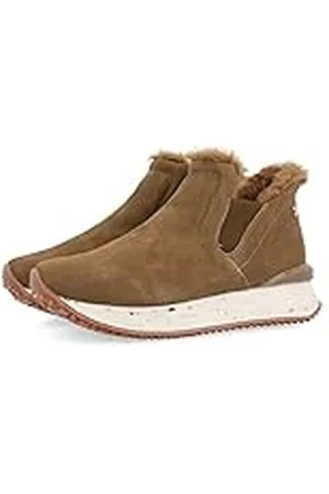 Gioseppo Sneakers Taupe Estilo botín con Detalle de Pelo para Mujer JONDAL