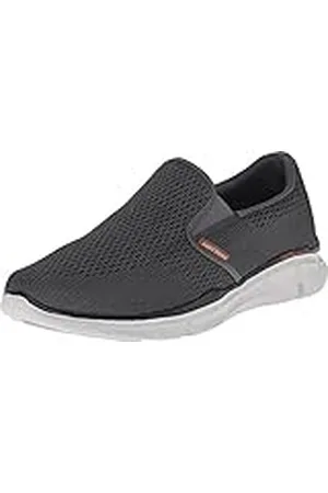 Skechers Equalizer Double-Play, Slip on Hombre, Charcoal/Gray, 47.5 EU Ancho