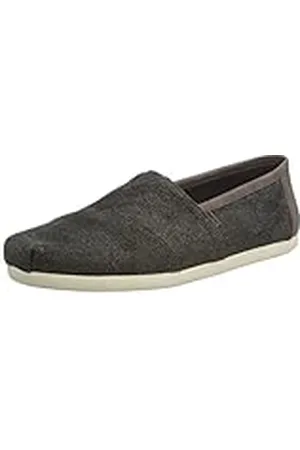 TOMS Alpargata Sintética, Mocasines Planos Hombre, Gris/Marrón, 39 EU